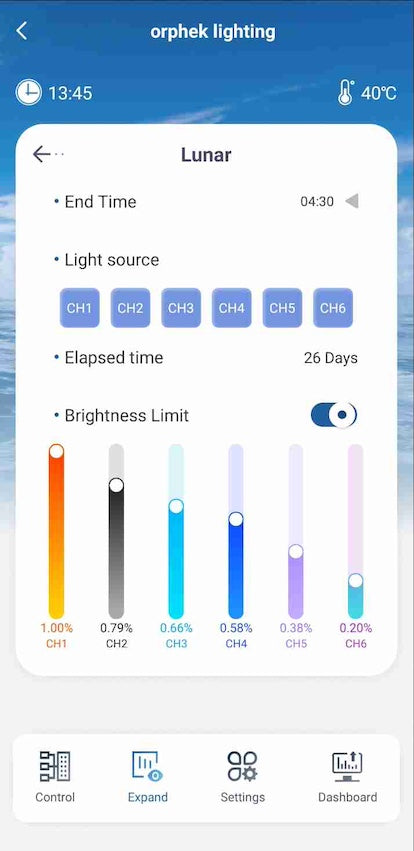 Beyond Sun & Moon Synchronization: Orphek App Launches Advanced Lunar Brightness Control