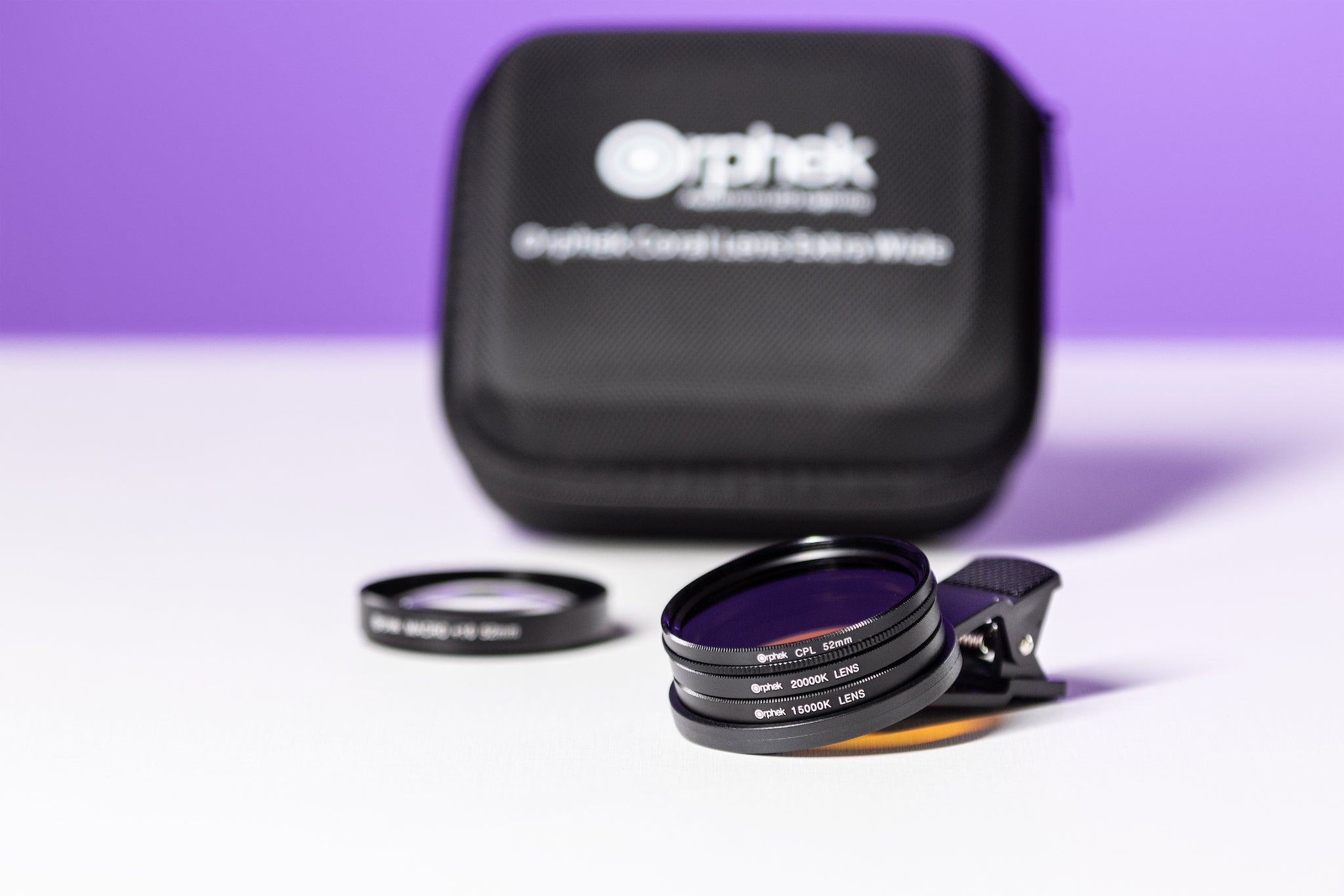 Kit Lenti Orphek Per Smartphone - 4 Lenti Per Foto Acquario (Macro, CPL, 15.000K, 20.000K) Con Clip - Foto 10