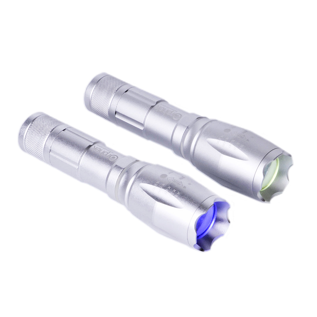 Orphek-Taschenlampen-Kombination - Azurelite 2 Blue LED / Fox Fire White LED Super Bright